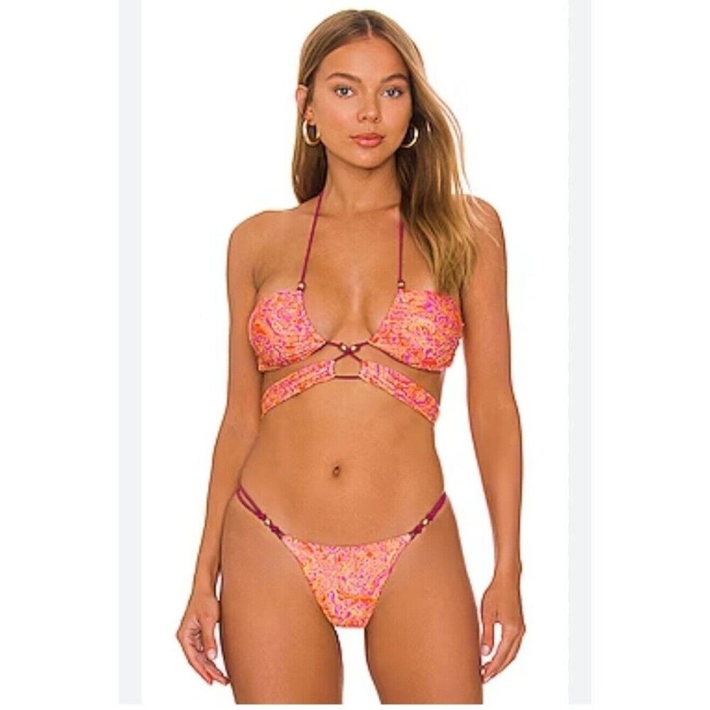 Vix Paula Hermanny Swimsuit Bikini L Magritte GI Top Jessie Bottom NEW